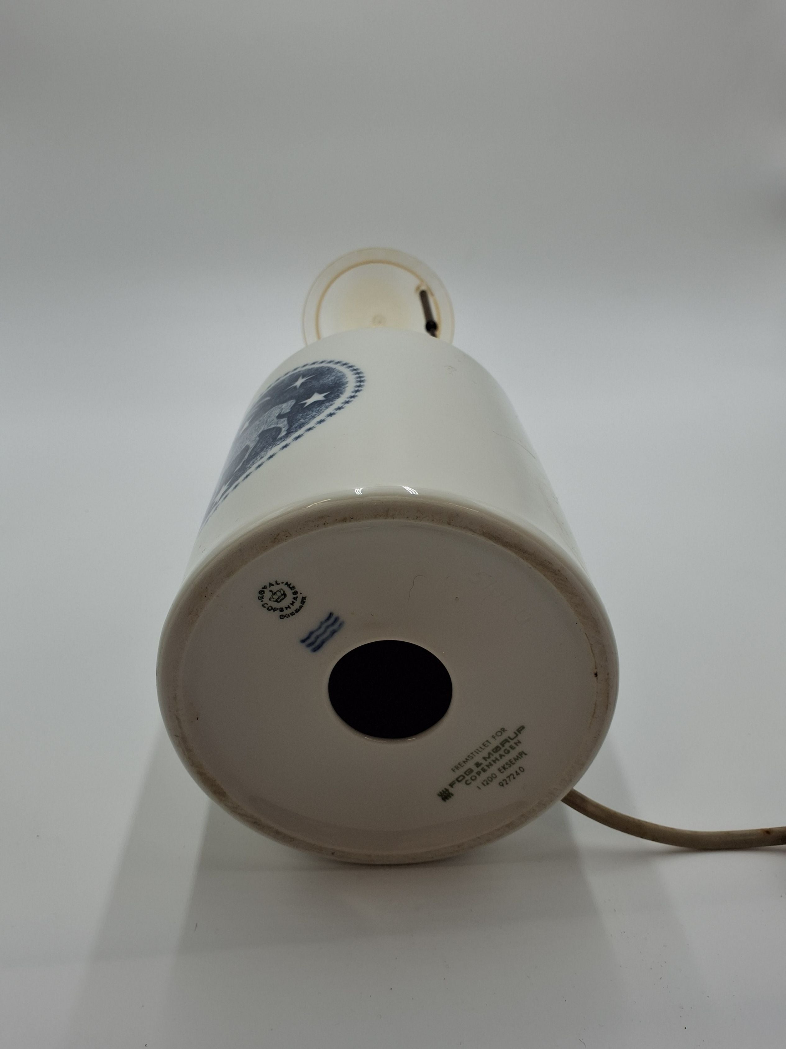 Lampe med stenbukkens stjernetegn - Royal Copenhagen